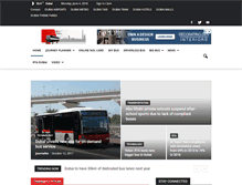 Tablet Screenshot of dubai-bus.com